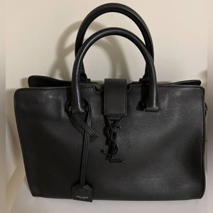 Authentic YSL Cabas Bag Black on Black